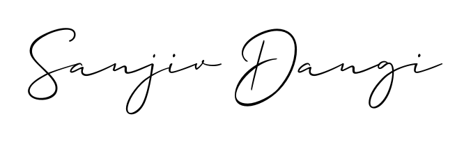 Discover how Sanjiv Dangi looks in an executive cursive font (Allison_Script). Perfect for legal documents, invoices, and certificates. Sanjiv Dangi signature style 2 images and pictures png