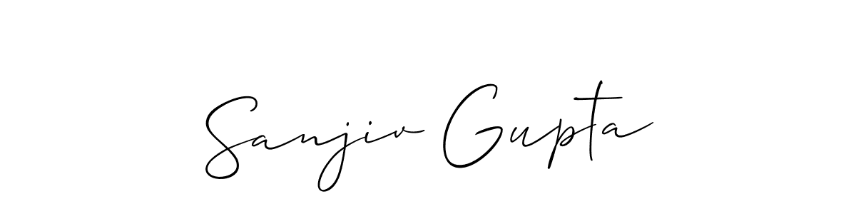 Best and Professional Signature Style for Sanjiv Gupta. Allison_Script Best Signature Style Collection. Sanjiv Gupta signature style 2 images and pictures png