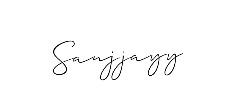 Make a short Sanjjayy signature style. Manage your documents anywhere anytime using Allison_Script. Create and add eSignatures, submit forms, share and send files easily. Sanjjayy signature style 2 images and pictures png