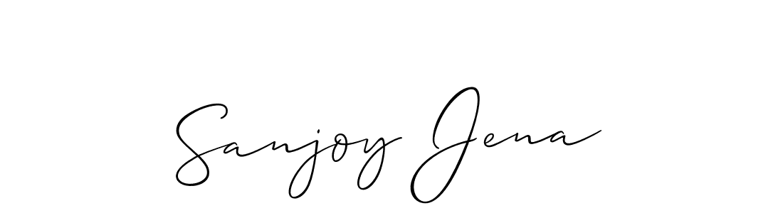 Also we have Sanjoy Jena name is the best signature style. Create professional handwritten signature collection using Allison_Script autograph style. Sanjoy Jena signature style 2 images and pictures png