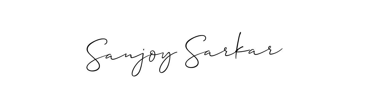 This is the best signature style for the Sanjoy Sarkar name. Also you like these signature font (Allison_Script). Mix name signature. Sanjoy Sarkar signature style 2 images and pictures png