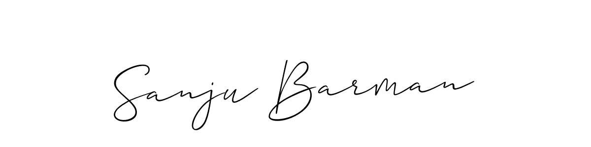 Make a short Sanju Barman signature style. Manage your documents anywhere anytime using Allison_Script. Create and add eSignatures, submit forms, share and send files easily. Sanju Barman signature style 2 images and pictures png