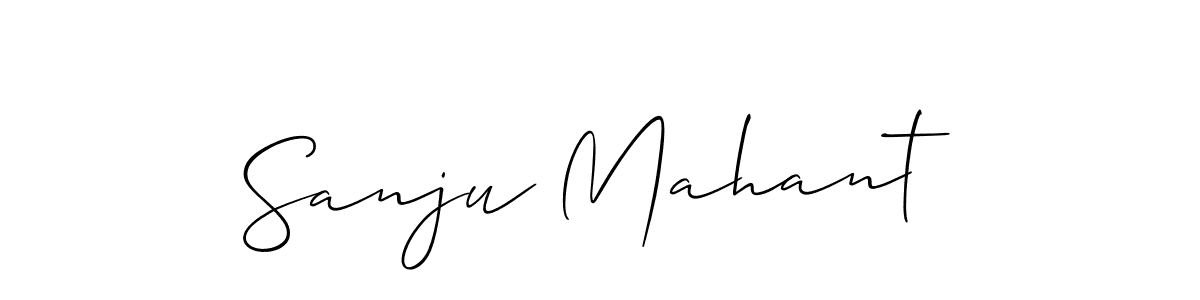 Once you've used our free online signature maker to create your best signature Allison_Script style, it's time to enjoy all of the benefits that Sanju Mahant name signing documents. Sanju Mahant signature style 2 images and pictures png