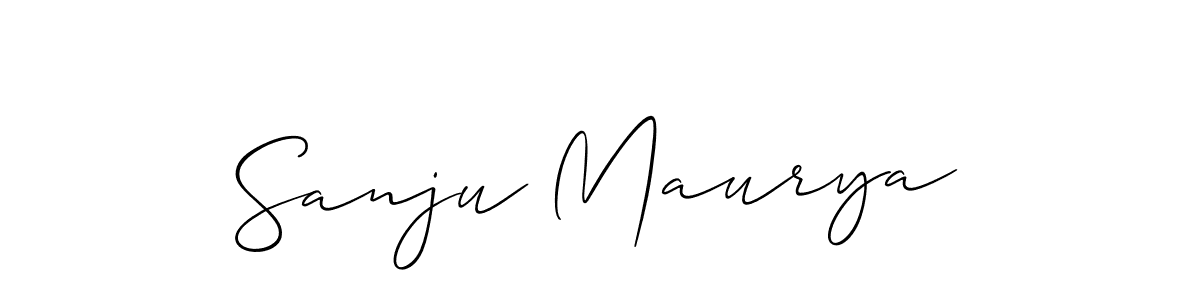 Here are the top 10 professional signature styles for the name Sanju Maurya. These are the best autograph styles you can use for your name. Sanju Maurya signature style 2 images and pictures png