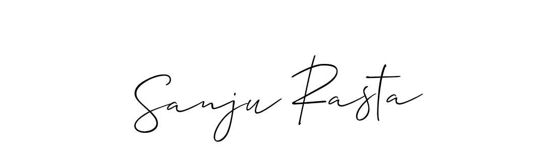 Here are the top 10 professional signature styles for the name Sanju Rasta. These are the best autograph styles you can use for your name. Sanju Rasta signature style 2 images and pictures png