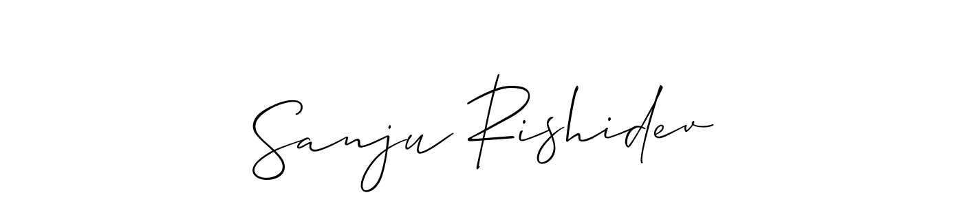 Here are the top 10 professional signature styles for the name Sanju Rishidev. These are the best autograph styles you can use for your name. Sanju Rishidev signature style 2 images and pictures png