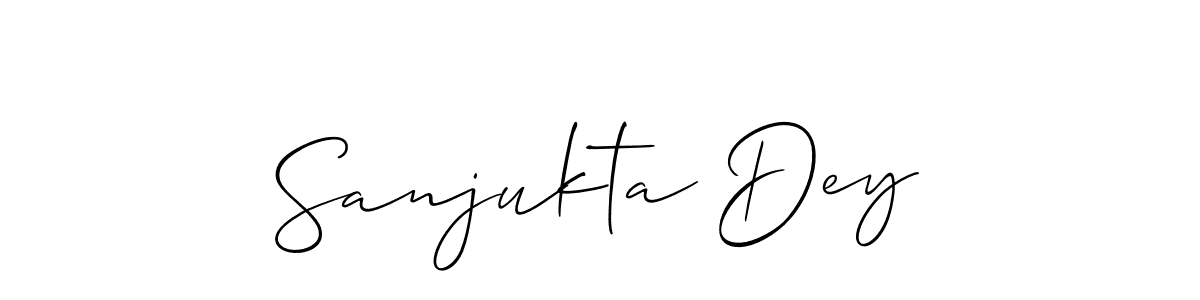 This is the best signature style for the Sanjukta Dey name. Also you like these signature font (Allison_Script). Mix name signature. Sanjukta Dey signature style 2 images and pictures png