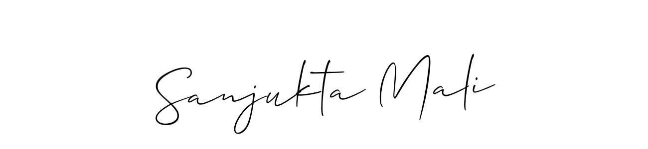 Best and Professional Signature Style for Sanjukta Mali. Allison_Script Best Signature Style Collection. Sanjukta Mali signature style 2 images and pictures png