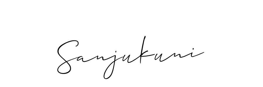 Make a beautiful signature design for name Sanjukuni. Use this online signature maker to create a handwritten signature for free. Sanjukuni signature style 2 images and pictures png