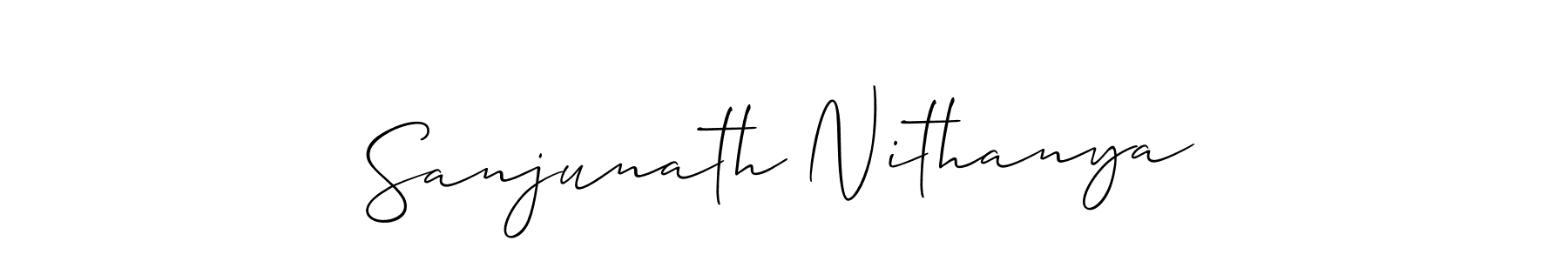 Check out images of Autograph of Sanjunath Nithanya name. Actor Sanjunath Nithanya Signature Style. Allison_Script is a professional sign style online. Sanjunath Nithanya signature style 2 images and pictures png