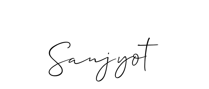 Make a beautiful signature design for name Sanjyot. Use this online signature maker to create a handwritten signature for free. Sanjyot signature style 2 images and pictures png