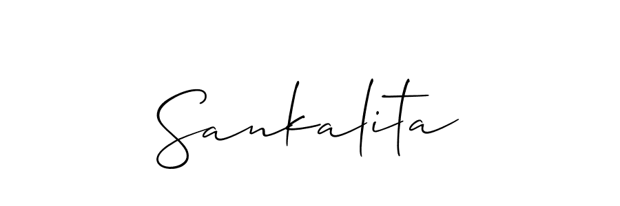 Make a beautiful signature design for name Sankalita. Use this online signature maker to create a handwritten signature for free. Sankalita signature style 2 images and pictures png