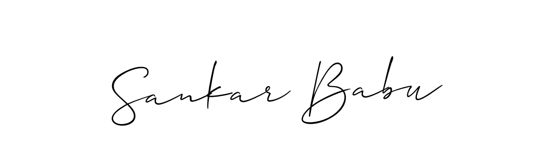 This is the best signature style for the Sankar Babu name. Also you like these signature font (Allison_Script). Mix name signature. Sankar Babu signature style 2 images and pictures png