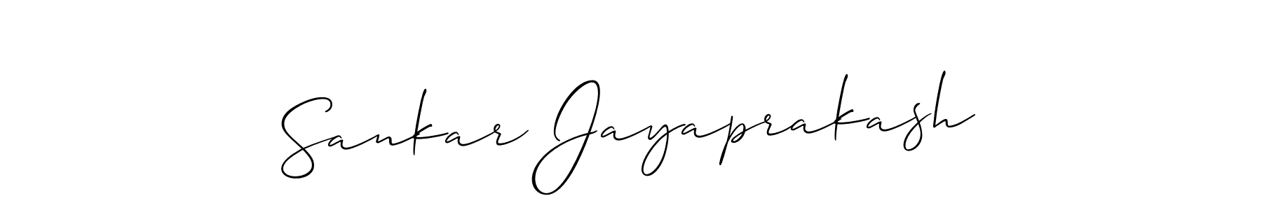 Similarly Allison_Script is the best handwritten signature design. Signature creator online .You can use it as an online autograph creator for name Sankar Jayaprakash. Sankar Jayaprakash signature style 2 images and pictures png