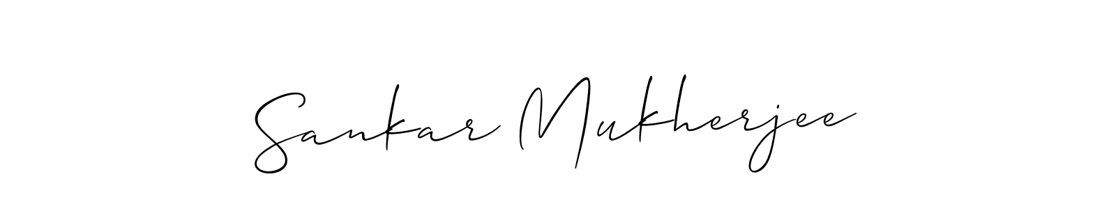 Design your own signature with our free online signature maker. With this signature software, you can create a handwritten (Allison_Script) signature for name Sankar Mukherjee. Sankar Mukherjee signature style 2 images and pictures png