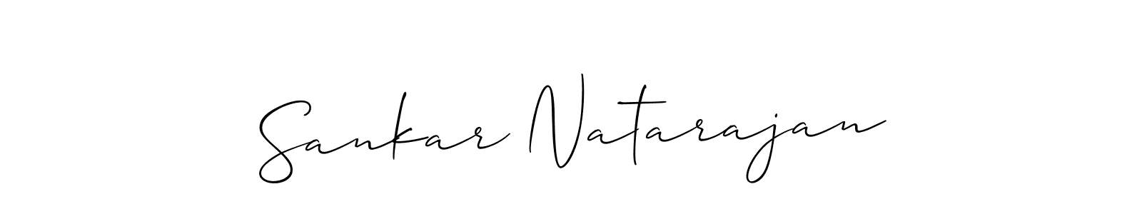 Sankar Natarajan stylish signature style. Best Handwritten Sign (Allison_Script) for my name. Handwritten Signature Collection Ideas for my name Sankar Natarajan. Sankar Natarajan signature style 2 images and pictures png