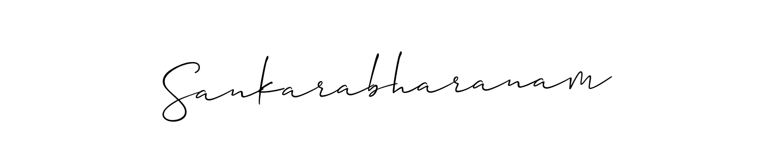 Also we have Sankarabharanam name is the best signature style. Create professional handwritten signature collection using Allison_Script autograph style. Sankarabharanam signature style 2 images and pictures png