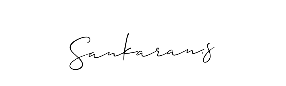 Sankaran.s stylish signature style. Best Handwritten Sign (Allison_Script) for my name. Handwritten Signature Collection Ideas for my name Sankaran.s. Sankaran.s signature style 2 images and pictures png