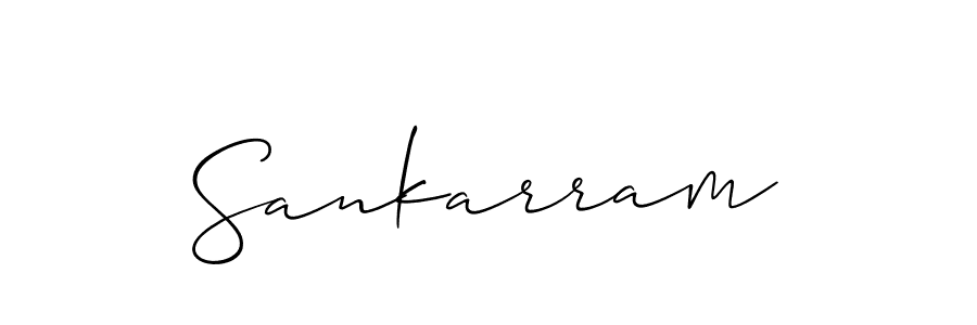 Design your own signature with our free online signature maker. With this signature software, you can create a handwritten (Allison_Script) signature for name Sankarram. Sankarram signature style 2 images and pictures png