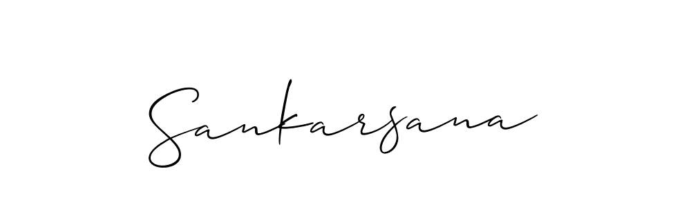 How to make Sankarsana signature? Allison_Script is a professional autograph style. Create handwritten signature for Sankarsana name. Sankarsana signature style 2 images and pictures png