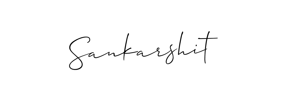 if you are searching for the best signature style for your name Sankarshit. so please give up your signature search. here we have designed multiple signature styles  using Allison_Script. Sankarshit signature style 2 images and pictures png