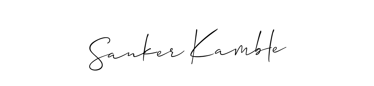 Best and Professional Signature Style for Sanker Kamble. Allison_Script Best Signature Style Collection. Sanker Kamble signature style 2 images and pictures png