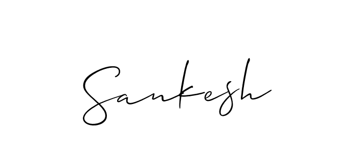 Make a beautiful signature design for name Sankesh. Use this online signature maker to create a handwritten signature for free. Sankesh signature style 2 images and pictures png