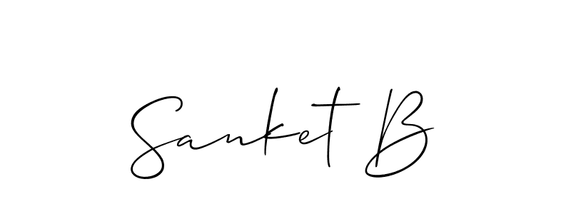 Check out images of Autograph of Sanket B name. Actor Sanket B Signature Style. Allison_Script is a professional sign style online. Sanket B signature style 2 images and pictures png