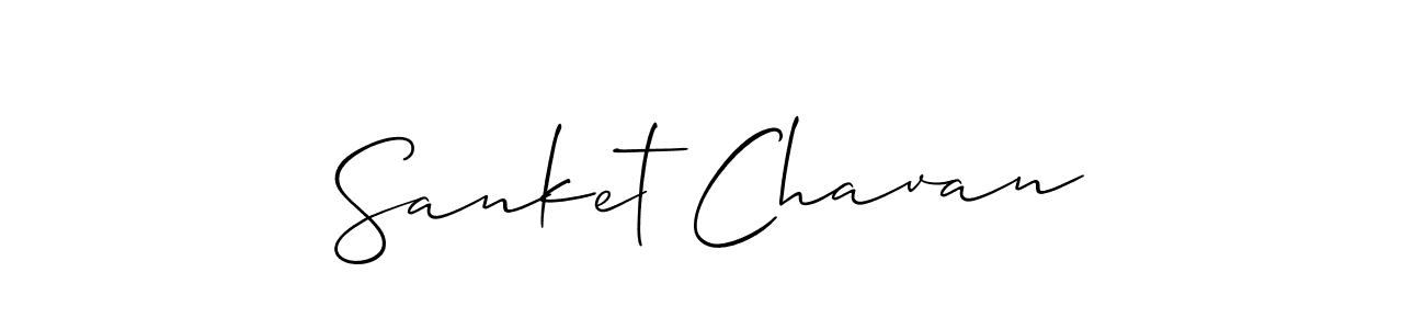 You should practise on your own different ways (Allison_Script) to write your name (Sanket Chavan) in signature. don't let someone else do it for you. Sanket Chavan signature style 2 images and pictures png