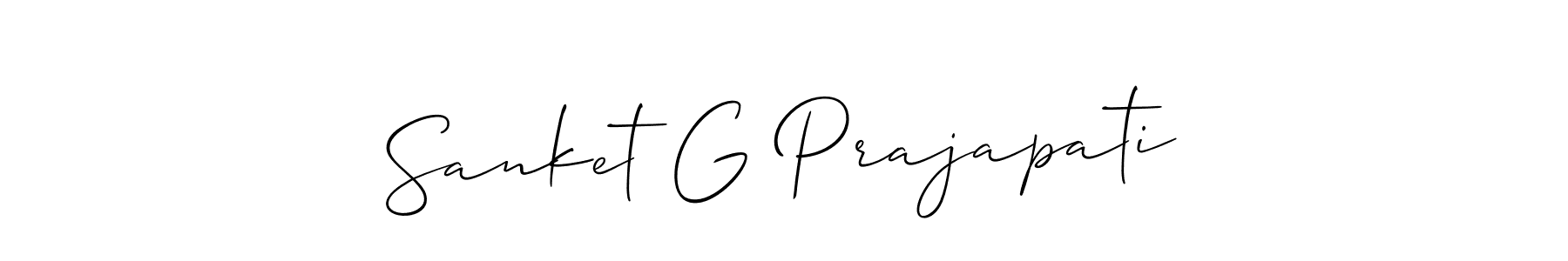 Make a beautiful signature design for name Sanket G Prajapati. Use this online signature maker to create a handwritten signature for free. Sanket G Prajapati signature style 2 images and pictures png