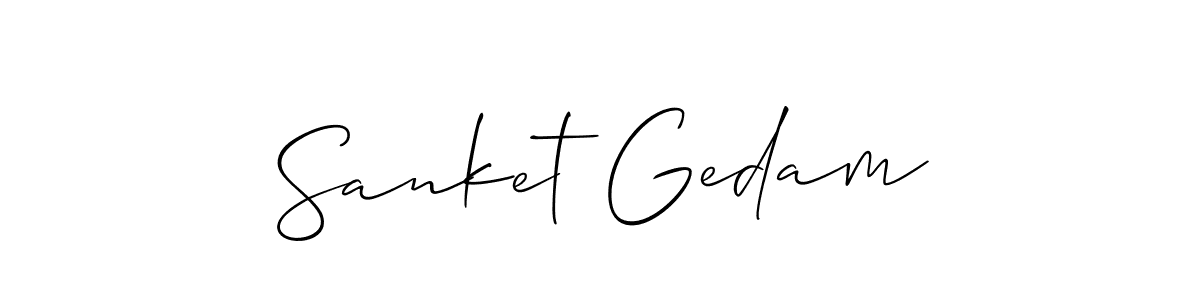 See photos of Sanket Gedam official signature by Spectra . Check more albums & portfolios. Read reviews & check more about Allison_Script font. Sanket Gedam signature style 2 images and pictures png