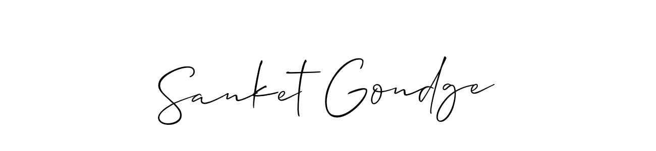 Make a beautiful signature design for name Sanket Gondge. Use this online signature maker to create a handwritten signature for free. Sanket Gondge signature style 2 images and pictures png