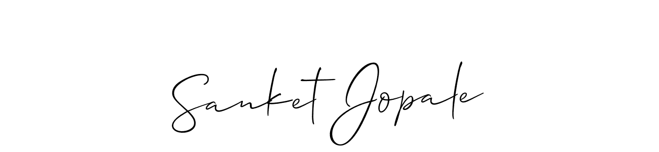 You can use this online signature creator to create a handwritten signature for the name Sanket Jopale. This is the best online autograph maker. Sanket Jopale signature style 2 images and pictures png