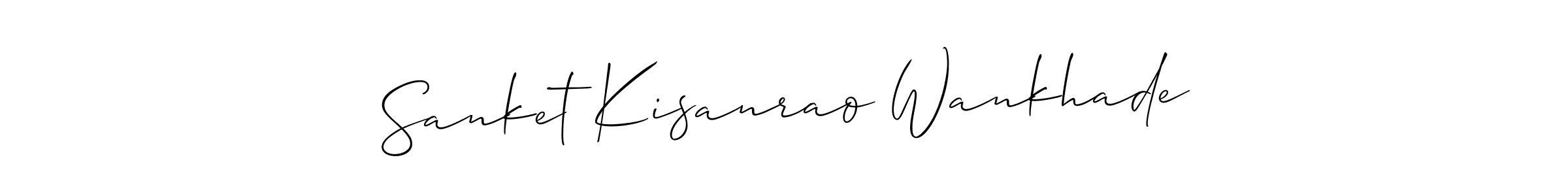 Similarly Allison_Script is the best handwritten signature design. Signature creator online .You can use it as an online autograph creator for name Sanket Kisanrao Wankhade. Sanket Kisanrao Wankhade signature style 2 images and pictures png