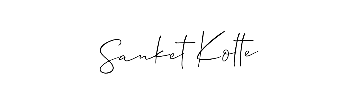 Check out images of Autograph of Sanket Kolte name. Actor Sanket Kolte Signature Style. Allison_Script is a professional sign style online. Sanket Kolte signature style 2 images and pictures png