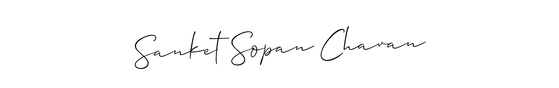 Make a beautiful signature design for name Sanket Sopan Chavan. Use this online signature maker to create a handwritten signature for free. Sanket Sopan Chavan signature style 2 images and pictures png