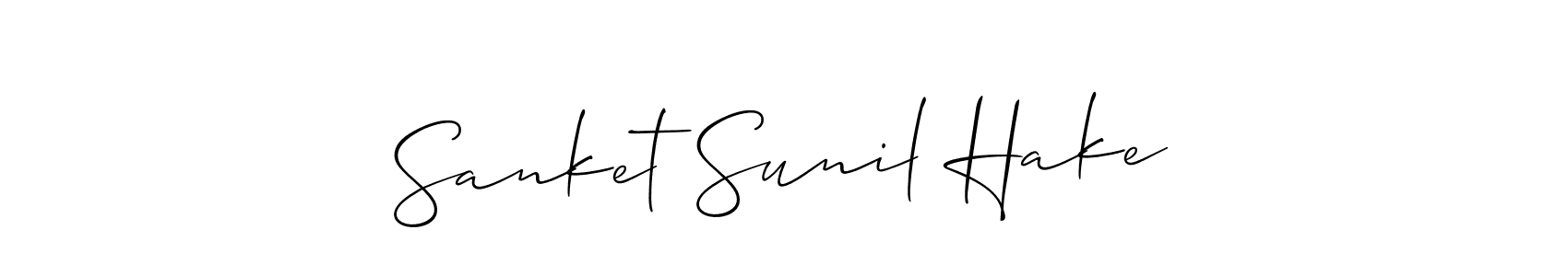 Once you've used our free online signature maker to create your best signature Allison_Script style, it's time to enjoy all of the benefits that Sanket Sunil Hake name signing documents. Sanket Sunil Hake signature style 2 images and pictures png