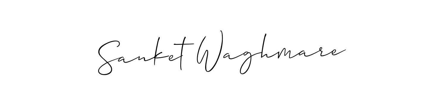 You should practise on your own different ways (Allison_Script) to write your name (Sanket Waghmare) in signature. don't let someone else do it for you. Sanket Waghmare signature style 2 images and pictures png