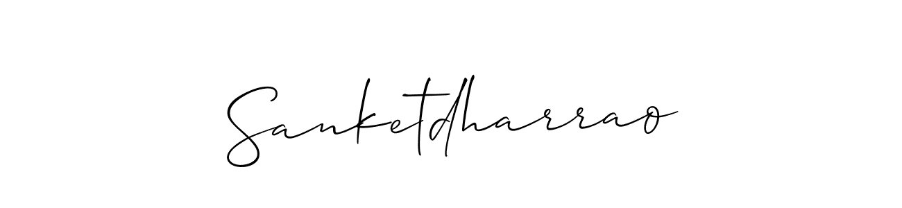 Create a beautiful signature design for name Sanketdharrao. With this signature (Allison_Script) fonts, you can make a handwritten signature for free. Sanketdharrao signature style 2 images and pictures png