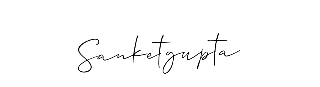 The best way (Allison_Script) to make a short signature is to pick only two or three words in your name. The name Sanketgupta include a total of six letters. For converting this name. Sanketgupta signature style 2 images and pictures png