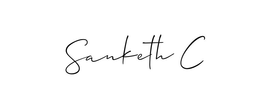 See photos of Sanketh C official signature by Spectra . Check more albums & portfolios. Read reviews & check more about Allison_Script font. Sanketh C signature style 2 images and pictures png