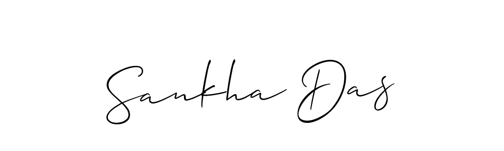 Sankha Das stylish signature style. Best Handwritten Sign (Allison_Script) for my name. Handwritten Signature Collection Ideas for my name Sankha Das. Sankha Das signature style 2 images and pictures png