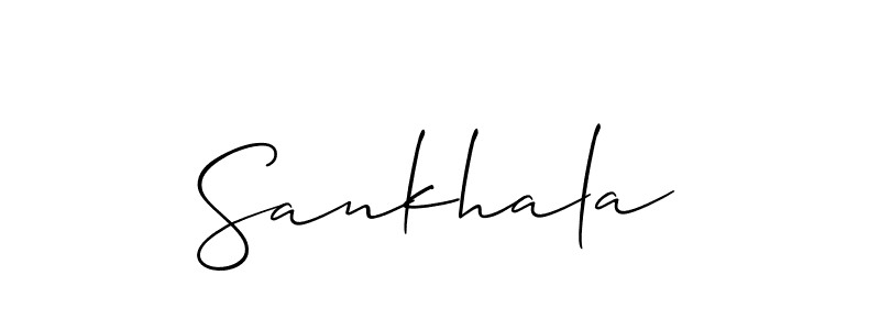 Make a beautiful signature design for name Sankhala. Use this online signature maker to create a handwritten signature for free. Sankhala signature style 2 images and pictures png