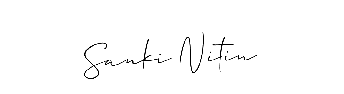 Here are the top 10 professional signature styles for the name Sanki Nitin. These are the best autograph styles you can use for your name. Sanki Nitin signature style 2 images and pictures png