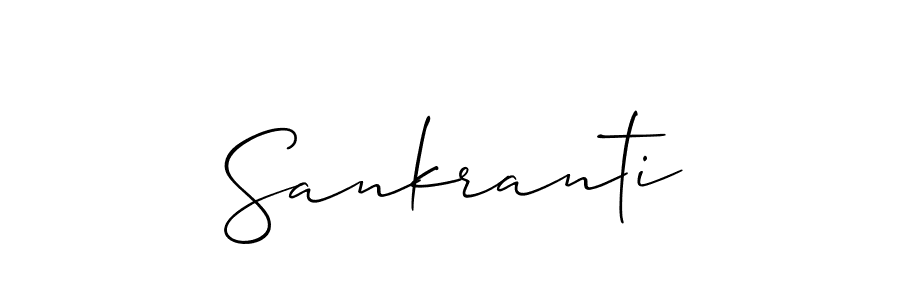 Similarly Allison_Script is the best handwritten signature design. Signature creator online .You can use it as an online autograph creator for name Sankranti. Sankranti signature style 2 images and pictures png