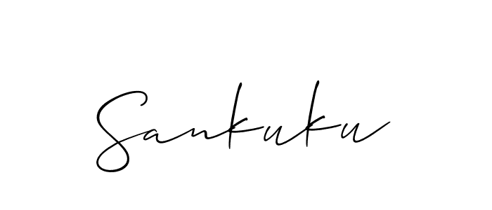 Make a beautiful signature design for name Sankuku. Use this online signature maker to create a handwritten signature for free. Sankuku signature style 2 images and pictures png