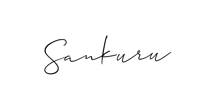 Sankuru stylish signature style. Best Handwritten Sign (Allison_Script) for my name. Handwritten Signature Collection Ideas for my name Sankuru. Sankuru signature style 2 images and pictures png