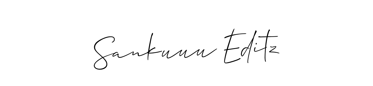 Check out images of Autograph of Sankuuu Editz name. Actor Sankuuu Editz Signature Style. Allison_Script is a professional sign style online. Sankuuu Editz signature style 2 images and pictures png