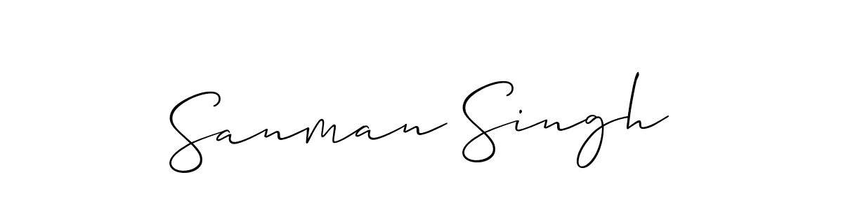 Make a beautiful signature design for name Sanman Singh. Use this online signature maker to create a handwritten signature for free. Sanman Singh signature style 2 images and pictures png