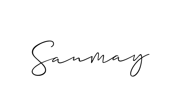 Also You can easily find your signature by using the search form. We will create Sanmay name handwritten signature images for you free of cost using Allison_Script sign style. Sanmay signature style 2 images and pictures png